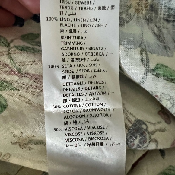 NWT - Gucci Caftan Linen Dress - Size 38 - Picture 11 of 13